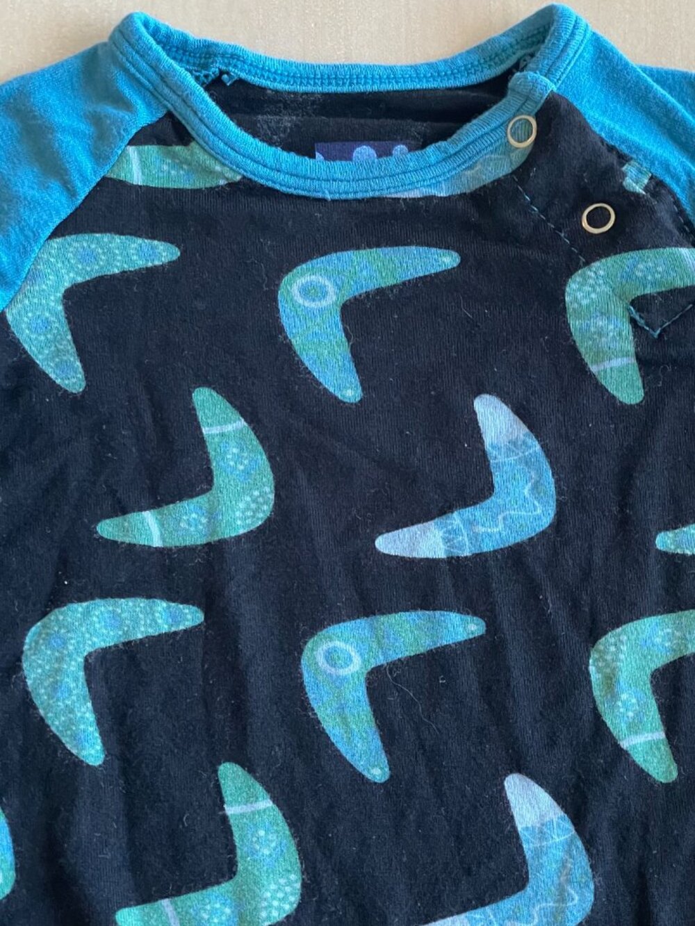 Entire Closet $5! KicKee Pants Bamboo Little Boys Print Coverall w/ Snaps - Picture 4 of 8